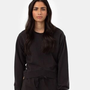 🇨🇦 NWT Tentree French Terry V Hem Crewneck Pullover